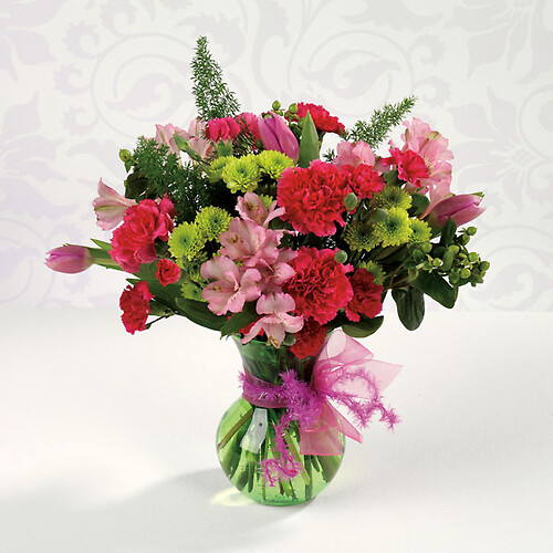 Thankfulness in a Vase ($125-$200) Denver Florist - Moss Pink